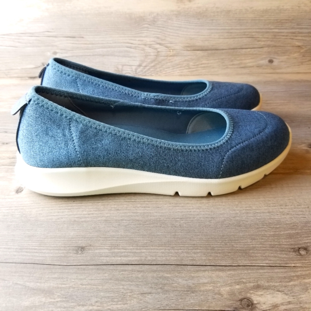 Spenco Daily Stretch Jersey Slip On Comfort Walking Sneaker NWOT
